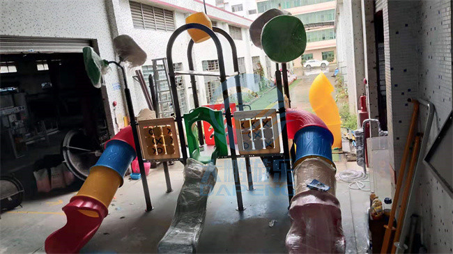 Aqua Park Water Playground Slides LLEPE Small Commercial Water Slide Customized