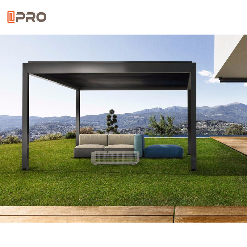 Customized Size Aluminum Louvered Pergola Outdoor Arches Water Resistant