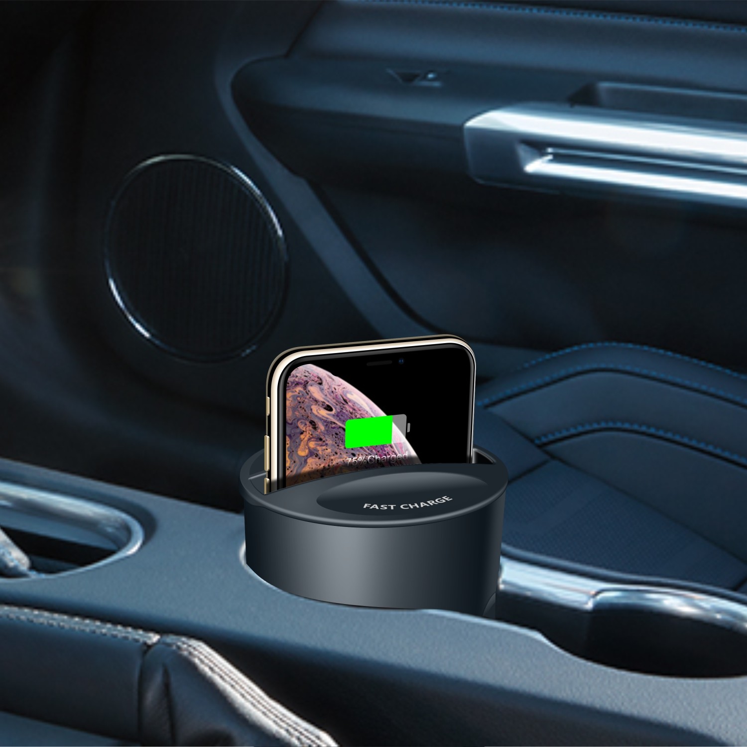 Power Protection Fast Charging Car Chargers with Wireless Charging Cable Charging