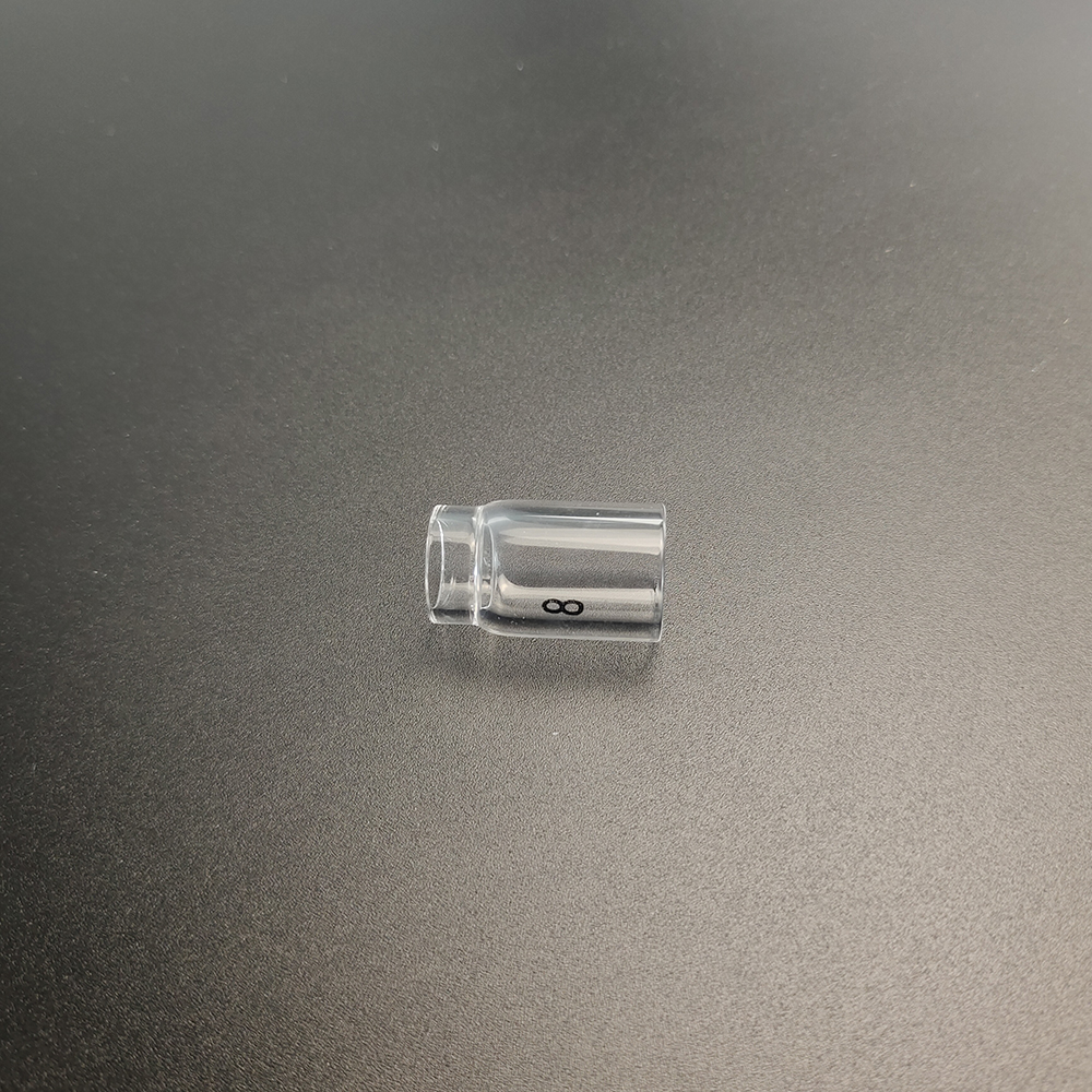 UPPERWELD 53NQ61S-8 Clear Glass Nozzle Tig Torch Accessory for Improved Gas Coverage