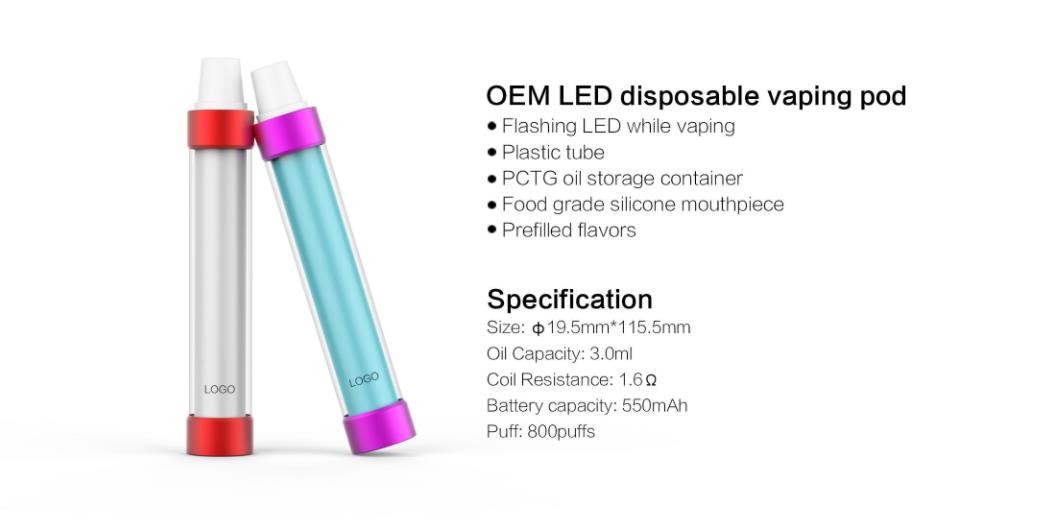 Wholesale 2022 M32 LED vaping pod new e-cigarette deviceprefilled flavors