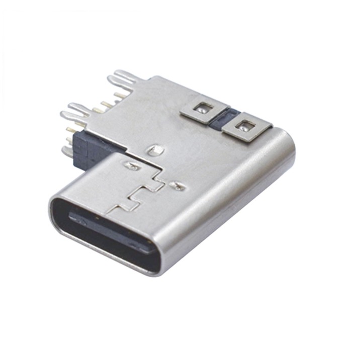 3.1 TYPE-C Side Plug Socket Vertical 90 14P Side Plug Connector USB3.1 Fast Charge Interface