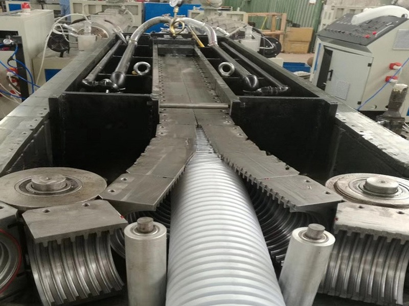High Quality Extruder PVC Single Wall Corrugated Pipe Production Line