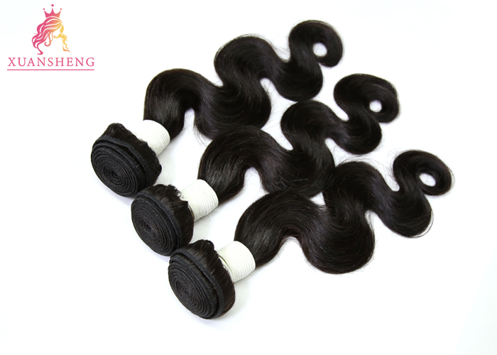 Natural Color Peruvian Body Wave Cuticle Aligned Hair Bundle Customized Length