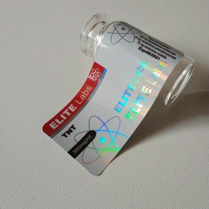 Test Un Steroide Injection Vial Labels Steroide Label Sticker Hologram