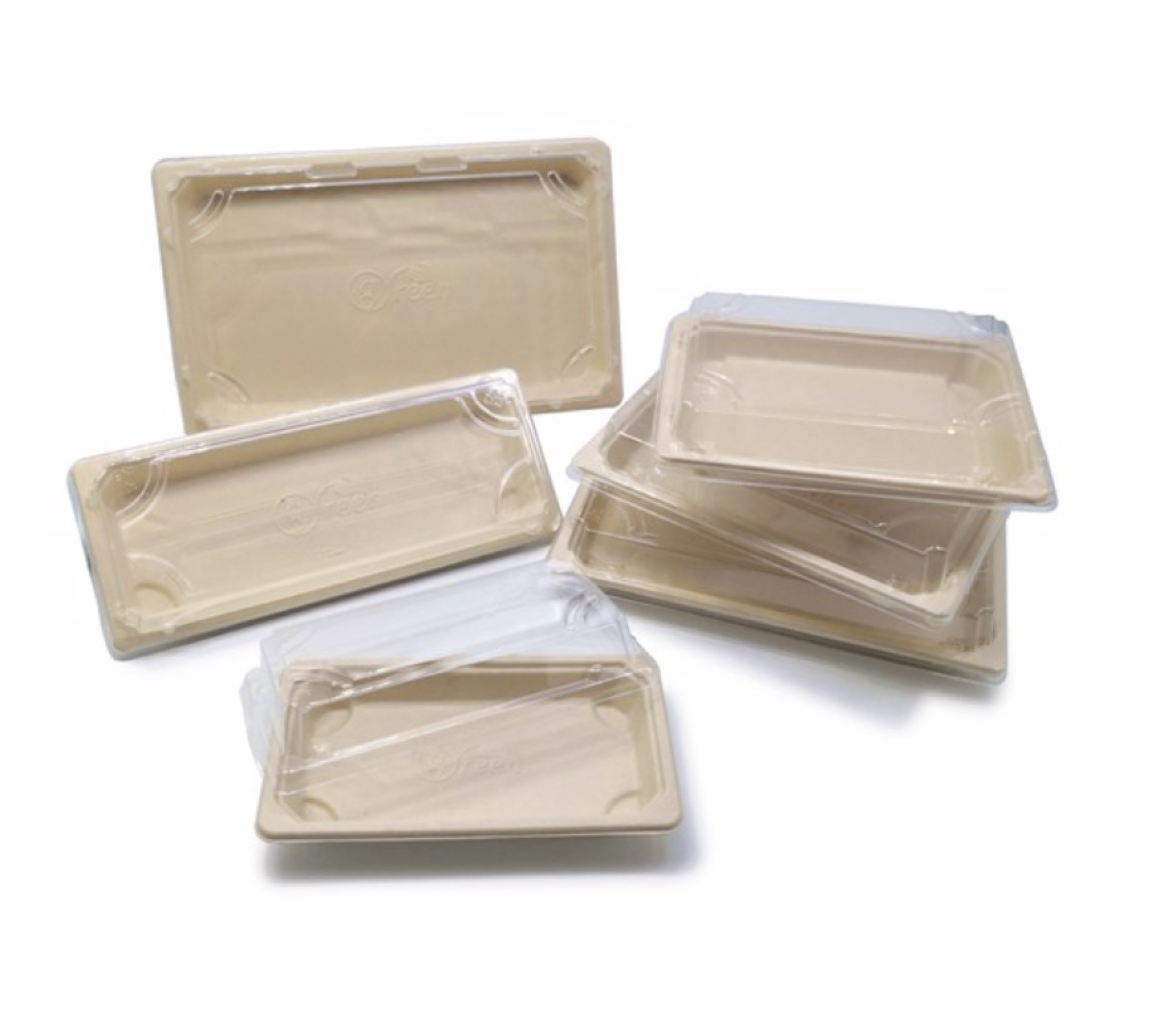 Paper Sushi Biodegradable Take Away Box Disposable