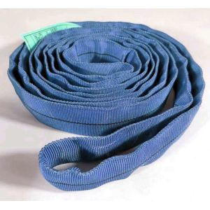 High Tenacity Blue Polyester Webbing Sling 240mm Width