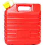 Red Color 2.5 Gallon Plastic Gas Jerry Can 10 Litre HDPE Gasoline Diesel Fuel