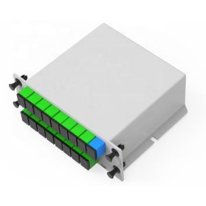 Mini PLC Optical Splitter G657A Customized 1*2 1*4 1*8 1*16 1*32 1*64 PLC 2 Way