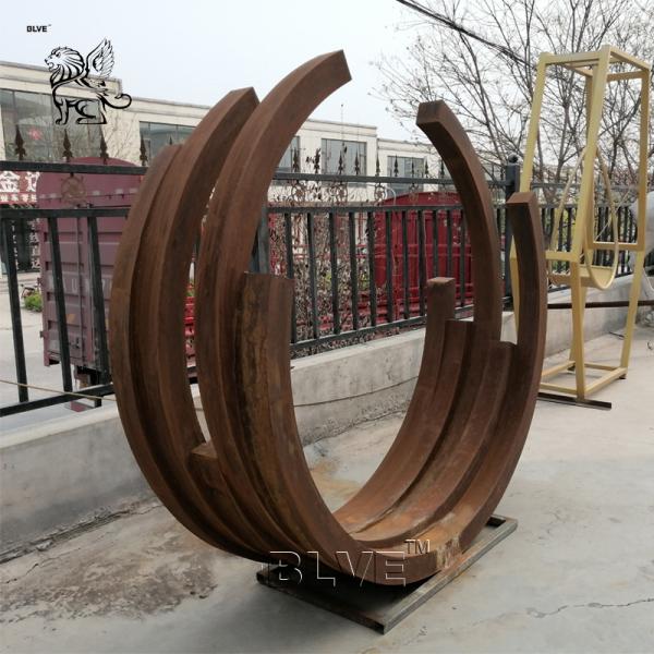 Corten Steel Sculpture Stainless Steel Abstract Large Outdoor Art Metall Garden