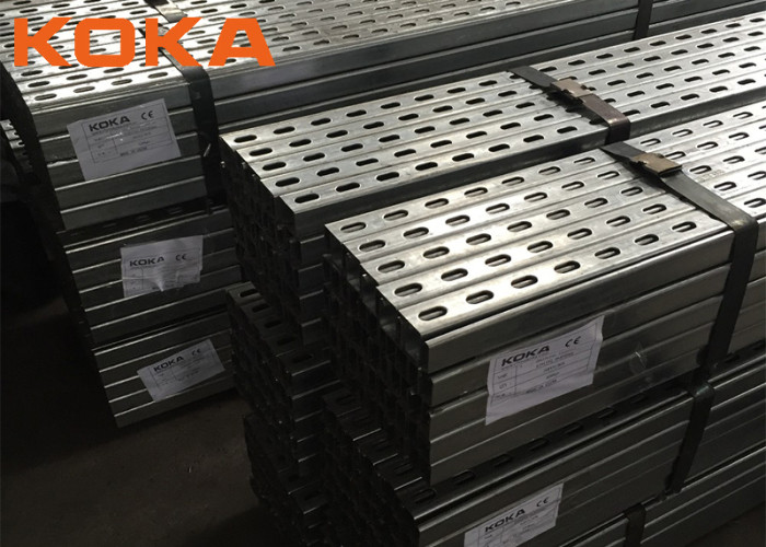 Ss304 Strut C Channel ASTM Vertical Integrated Galvanized Steel Channel