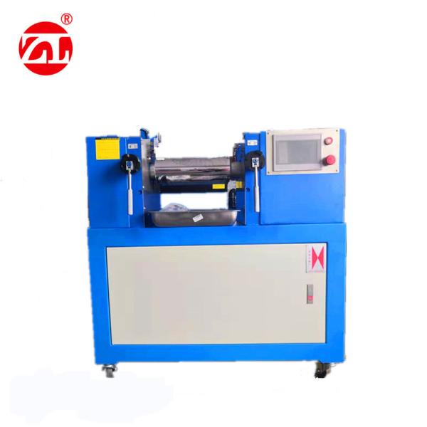 China PLC Controlled Rubber / Plastic Two Roll Mill , Lab Mixing Mill on sale China PLC Controlled Rubber / Plastic Two Roll Mill , Lab Mixing Mill on sale
