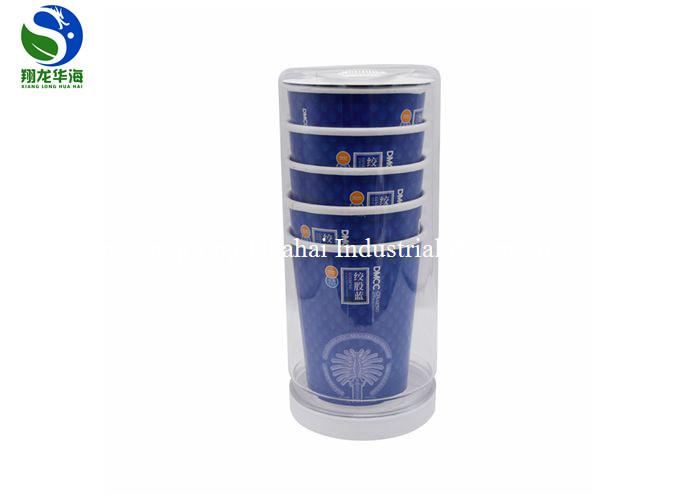 Biodegradable Instant Tea Cups Daisy Pattern Reusable With Thick Bottom