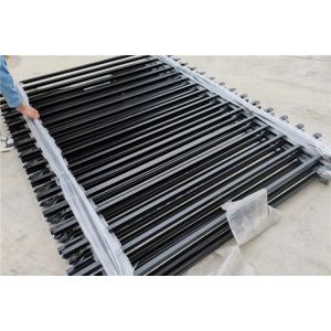 China Tubular Garrison Security Fencing For School Factory Railway on sale