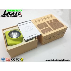 18000lux 385lum Cordless Miners Cap Lamp 6500mAh With LCD Screen