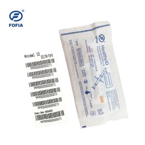 134.2kHz FOFIA Dog Temperature Tag ISO Microchip With Temperature Detecting Tech