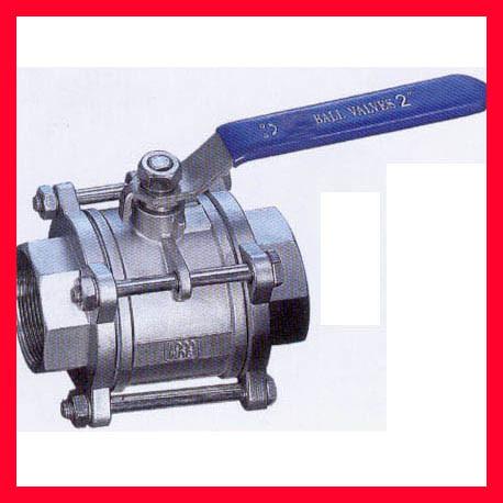 DN15 ~DN100 Floating Type Ball Valve / Stainless Steel Ball Valve Compact