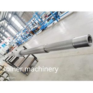China Copersion Extruder Machine Components Diameter 120mm Involute Spline Shafts on sale