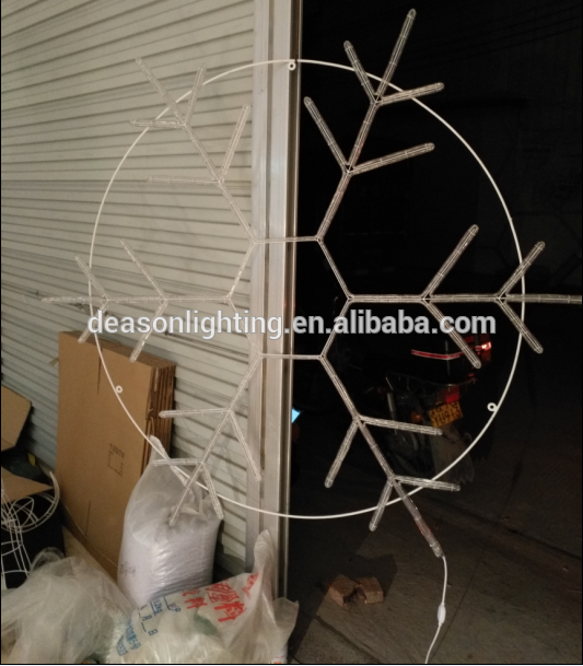 led christmas decor snowflake
