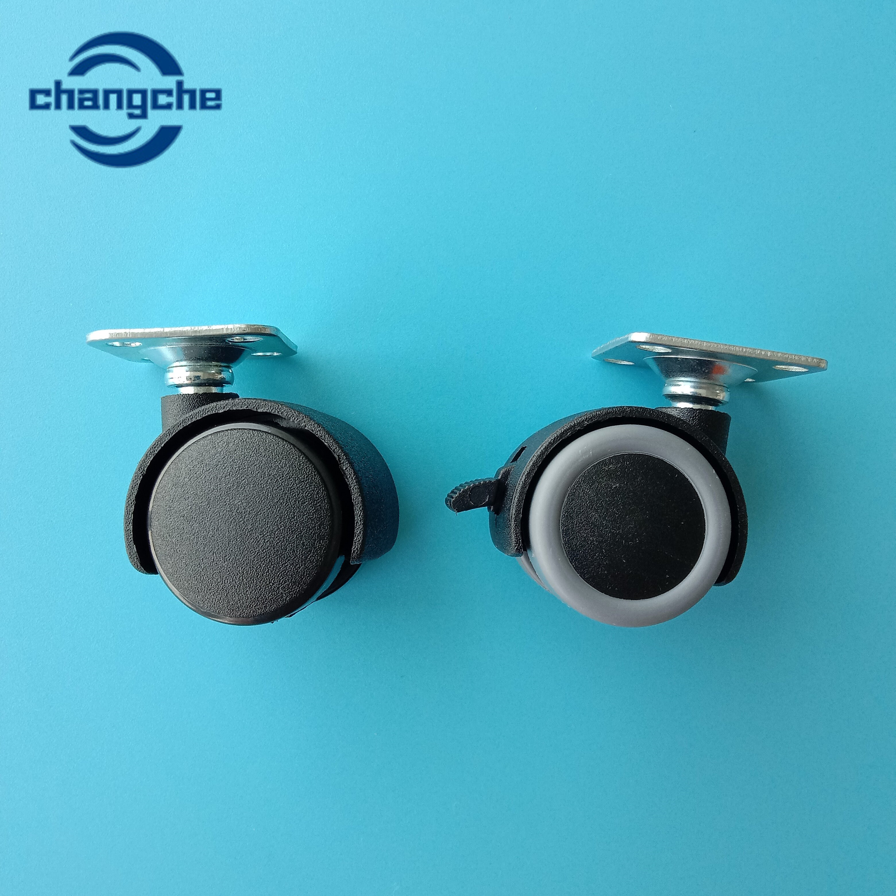 125mm Furniture Caster Wheels For Smooth Furniture Movement Thread Length
