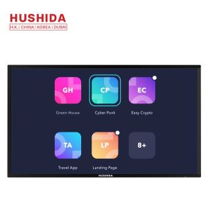 HUSHIDA 55 inch Capacitve Touch Screen Multimedia Smart Interactive Whiteboard
