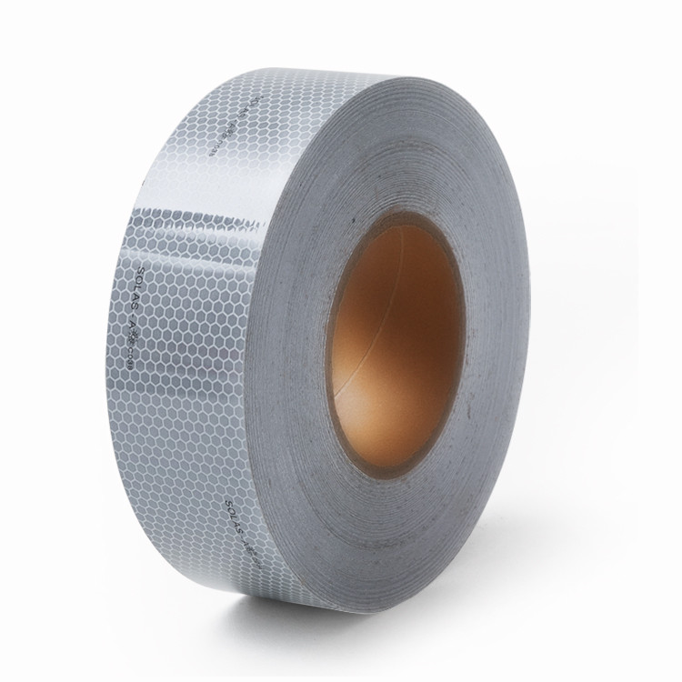 Adhesive PET Marine SOLAS Reflective Tape Fabric Based