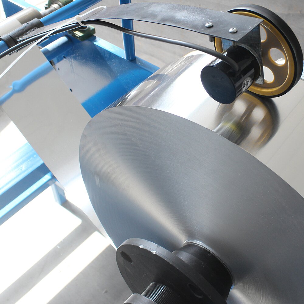 Shisha Aluminum Foil Rolls Manual Rewinding Machine with 0.009 0.065mm Thickness