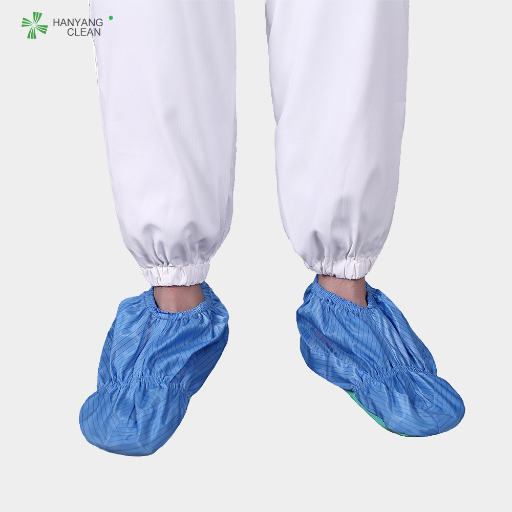 blue autoclavable esd safety shoes cover