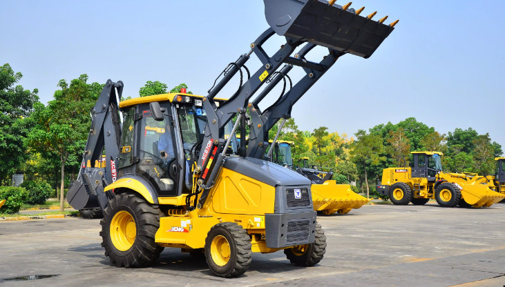 XCMG XC870K Farm Mini Tractor With Backhoe And Front End Loader