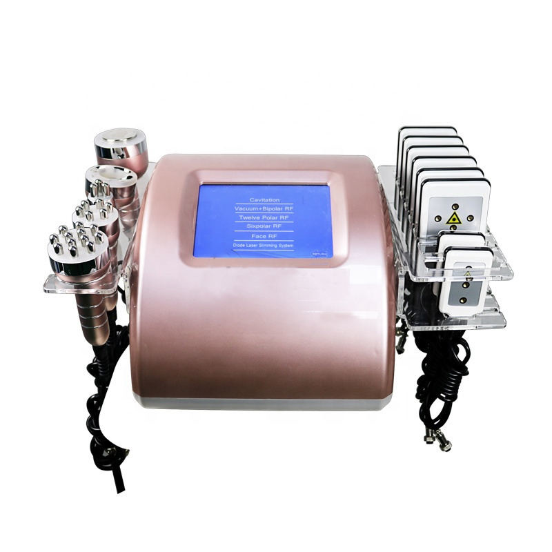 350MW 6 In 1 Cavitation 40K Lipo Laser Slimming Machine RF Vacuum