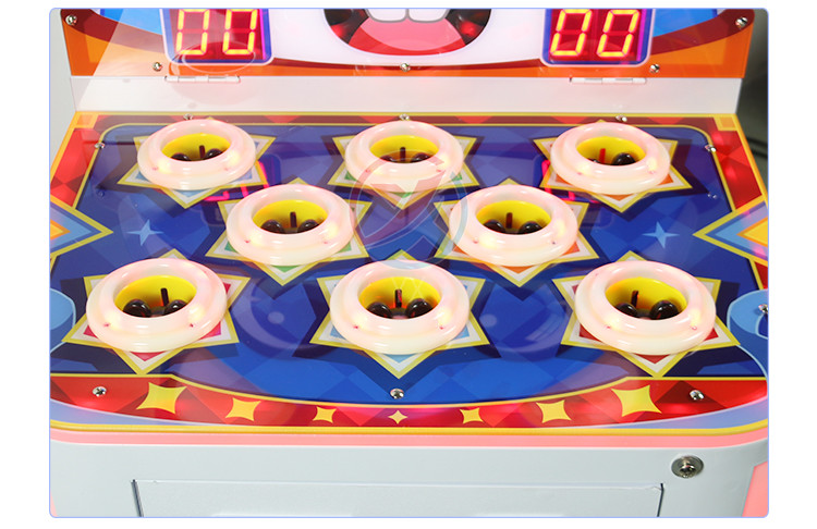 Children's Mini Arcade Game Console Plastic Material Groundhog Game Machine
