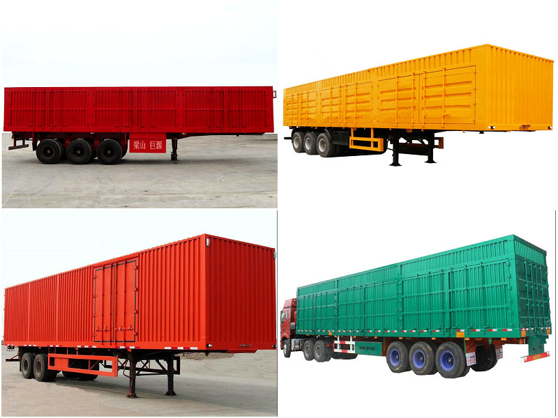 40 Tons Max Payload 13 Ton Axle Enclosed Dry Wing Van Semi Trailer for Express Logistics