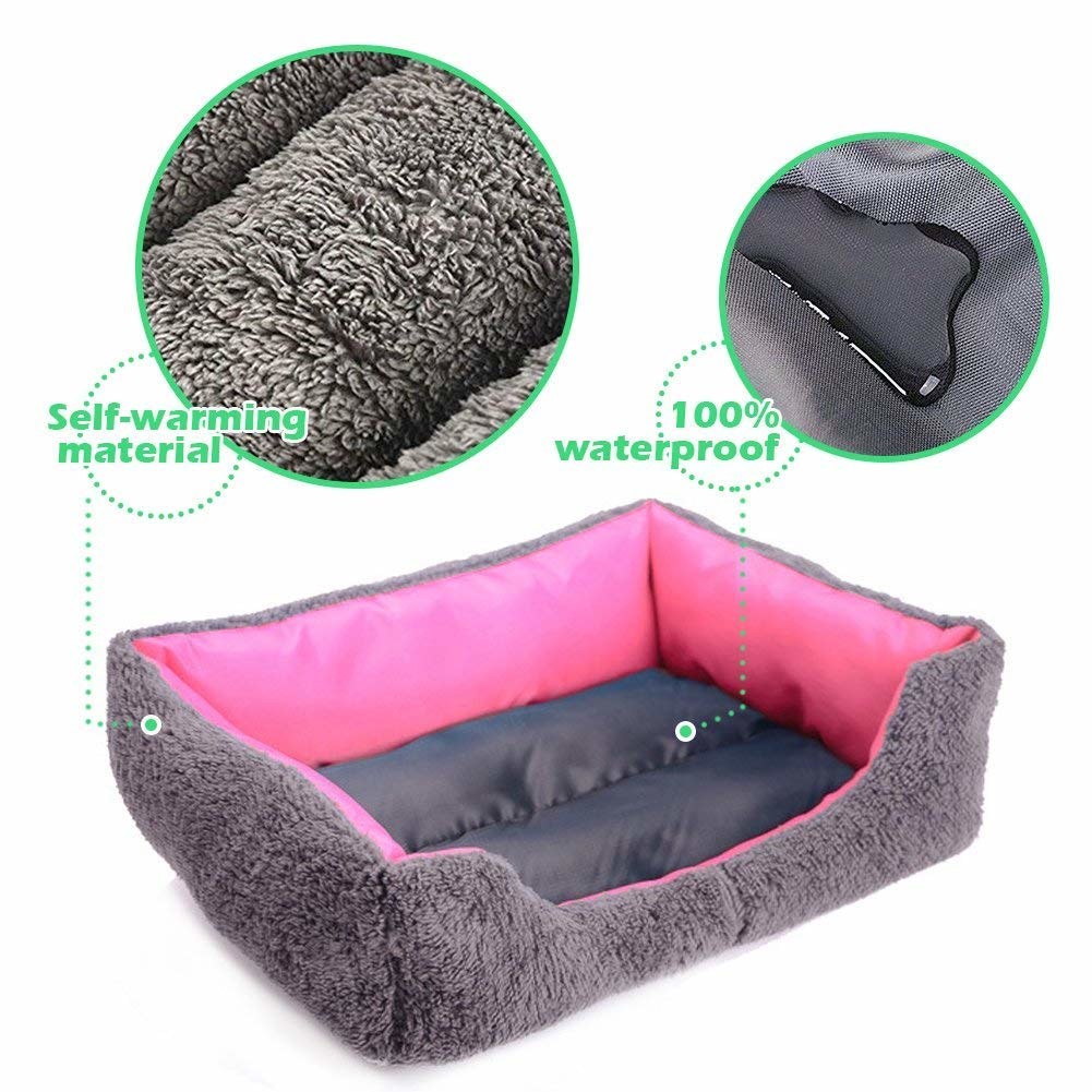Amazon Top Seller Plush Dual Use Double Luxury Dog Bed Sofas Cama Para Perros Calming Dog Bed