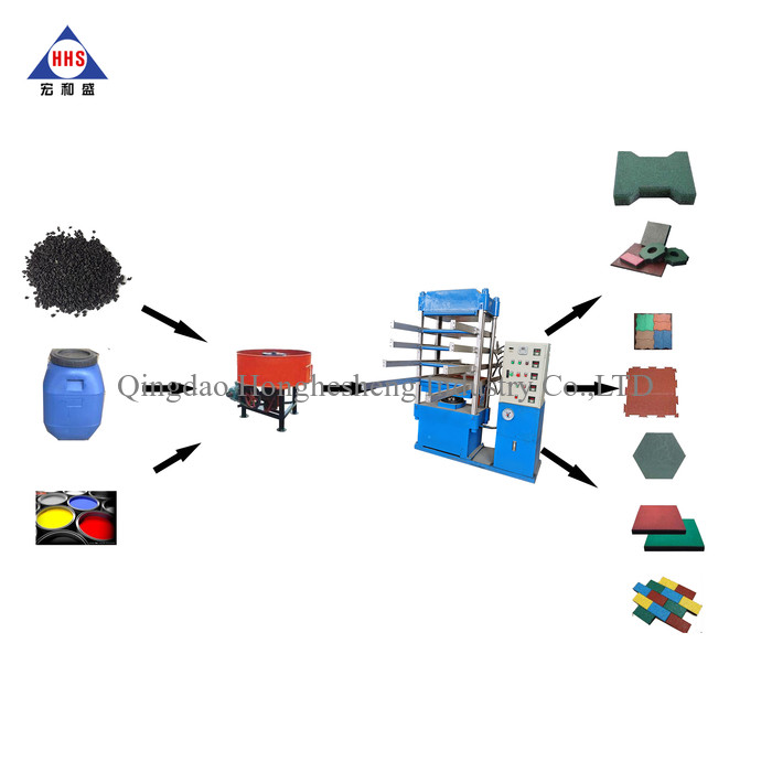 Dia 1.1m Rubber Powder Glue Mixing Machine Rubber Tile Material Mixer Machine