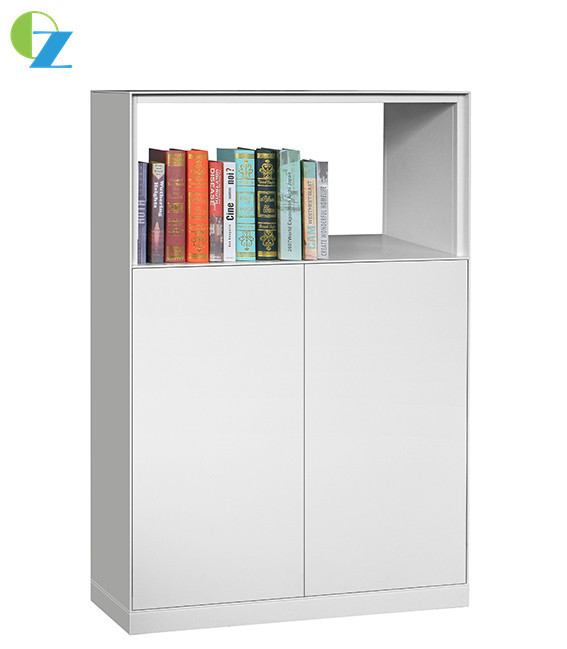 5mm Slim Edge Steel Office Modular file Cabinet Up Open And Down Swing Door