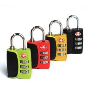  hand bag TSA zinc alloy lock with number Manufactures