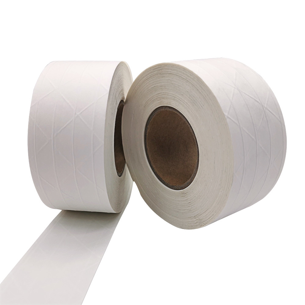 Customizable White Hot Melt Adhesive Single Side Printed Kraft Paper Tape
