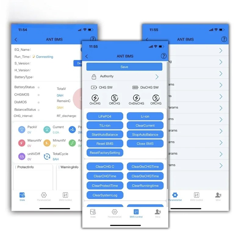 ANT BMS 8S-22S 8S 16S 240A 130A 40A 180A 36V 24V 48V Bluetooth Support APP Battery Management System
