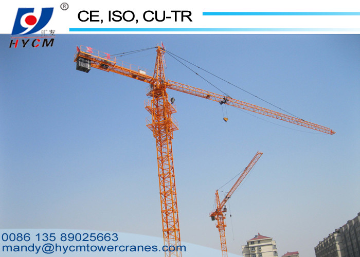 60m Jib Tower Crane Manufacture HYCM-CRANE QTZ6010 Type 8ton Tower Crane