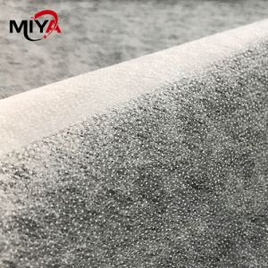 Microdot Polyamide Adhesive Non Woven Fusible Interlining 100% Polyester
