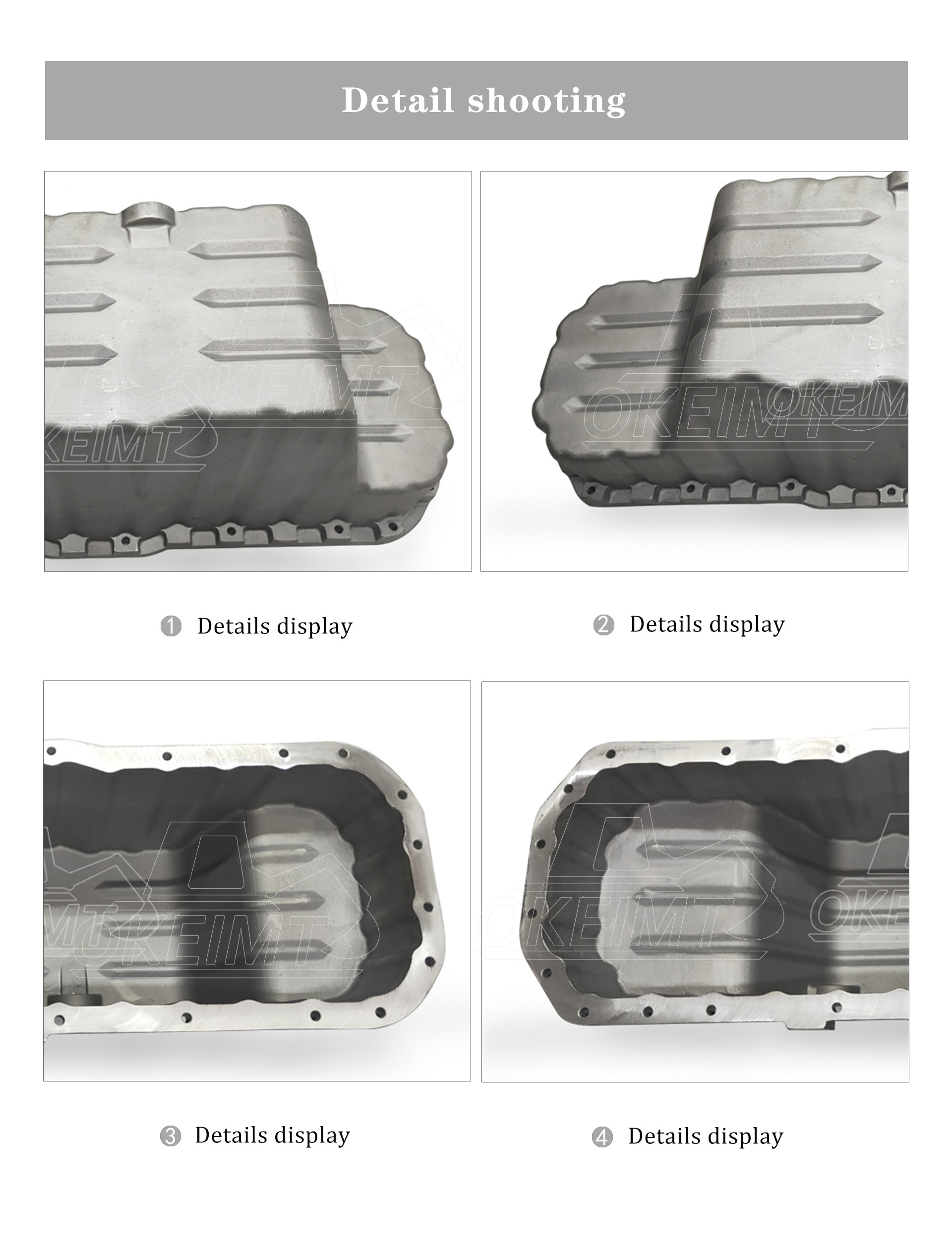 DB58 Oil Pan 65.01153-1541 Suitable For Doosan Engine Parts