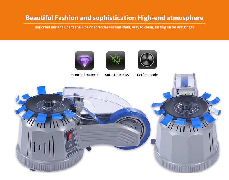Transparent Turntable Tape Dispenser 25w Adhesive Tape Dispenser