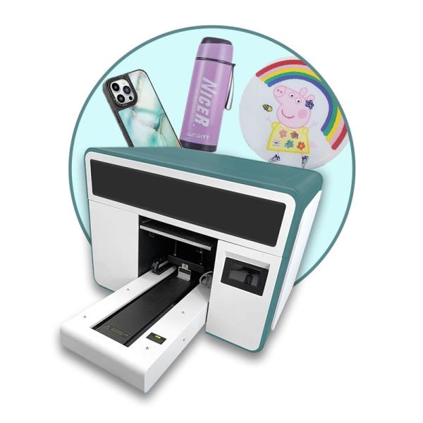 A3 Size Uv Flatbed Inkjet Printer Led Flatbed Inkjet Water Bottle Printing