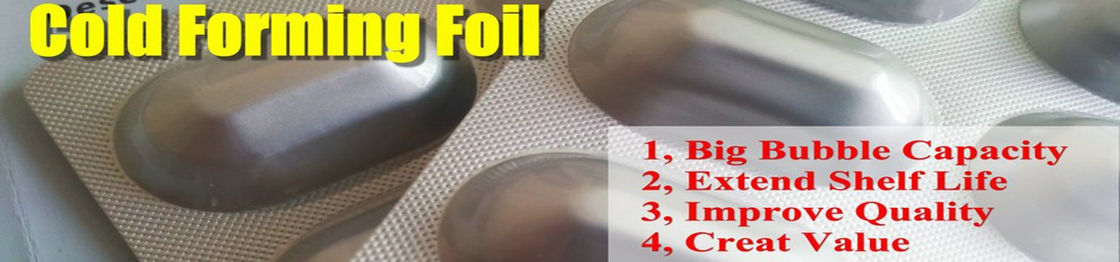 Cold Formable Alu Foil / Alu Alu foil Pharmaceutical Blister Packing Alu Foil Roll