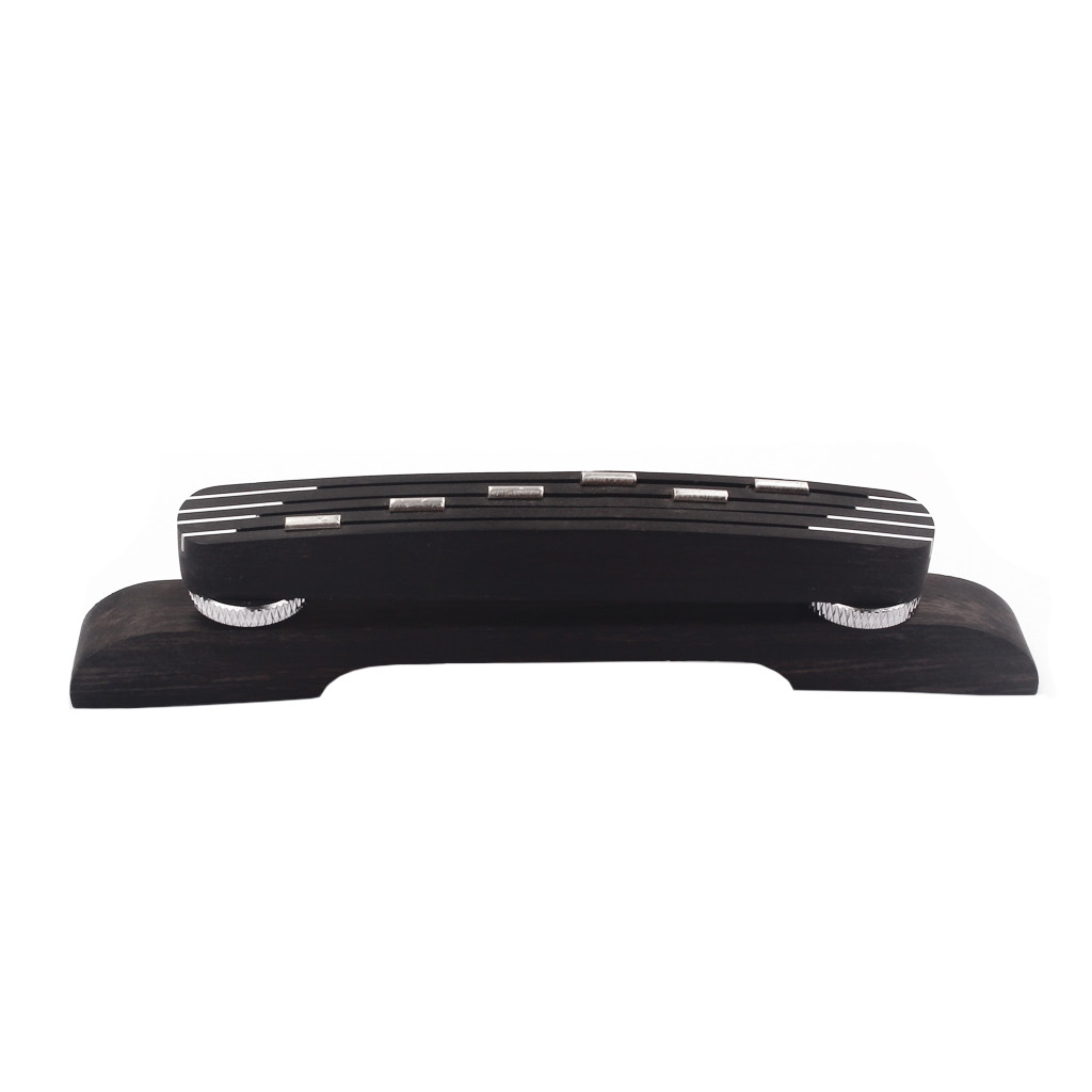 High Durability Ebony Wood Acoustic Electric Guitar Bridge Six String