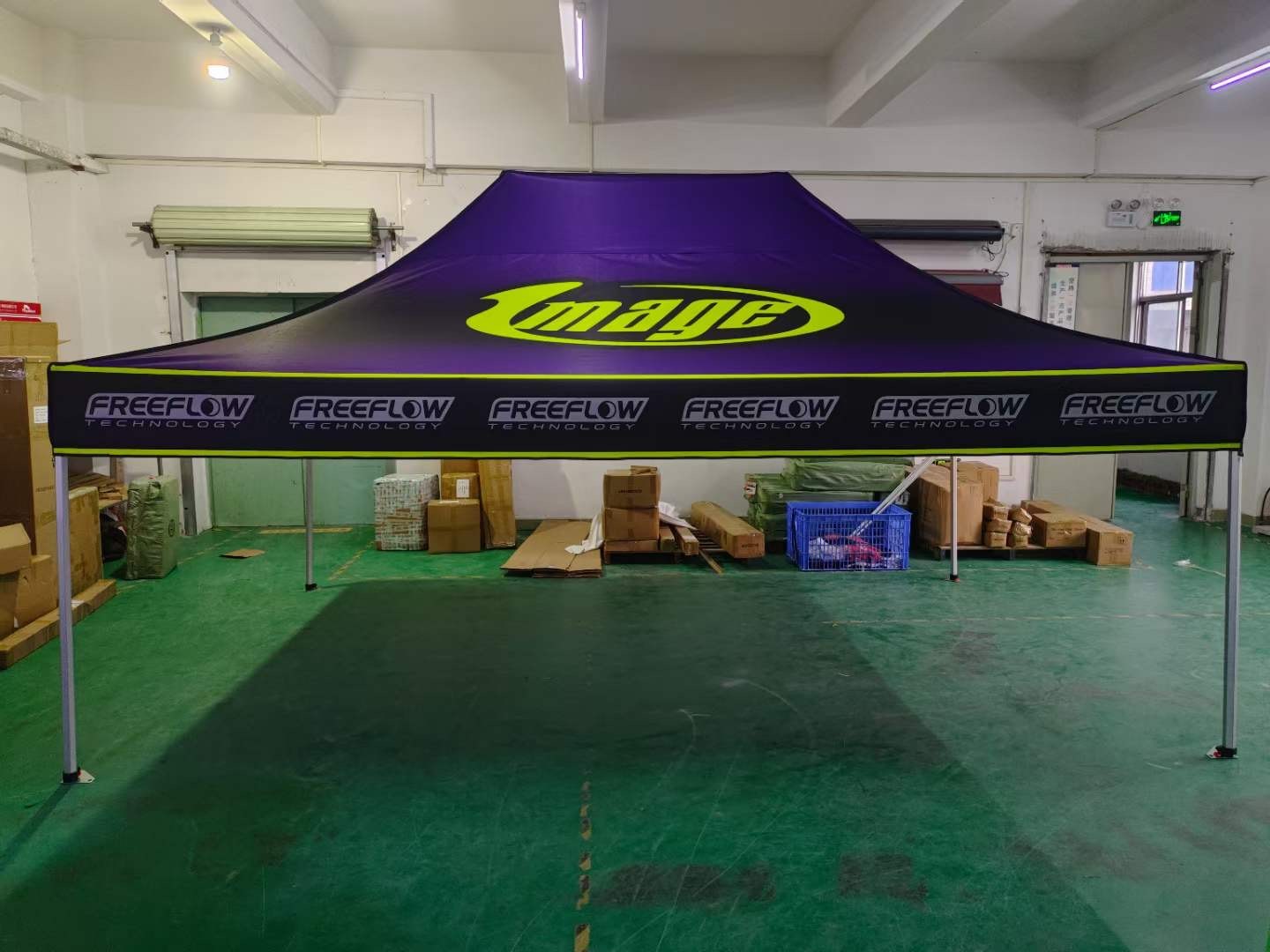 3X3m Outdoor Aluminum Frame Pop Up Gazebo Banner Stand For Event