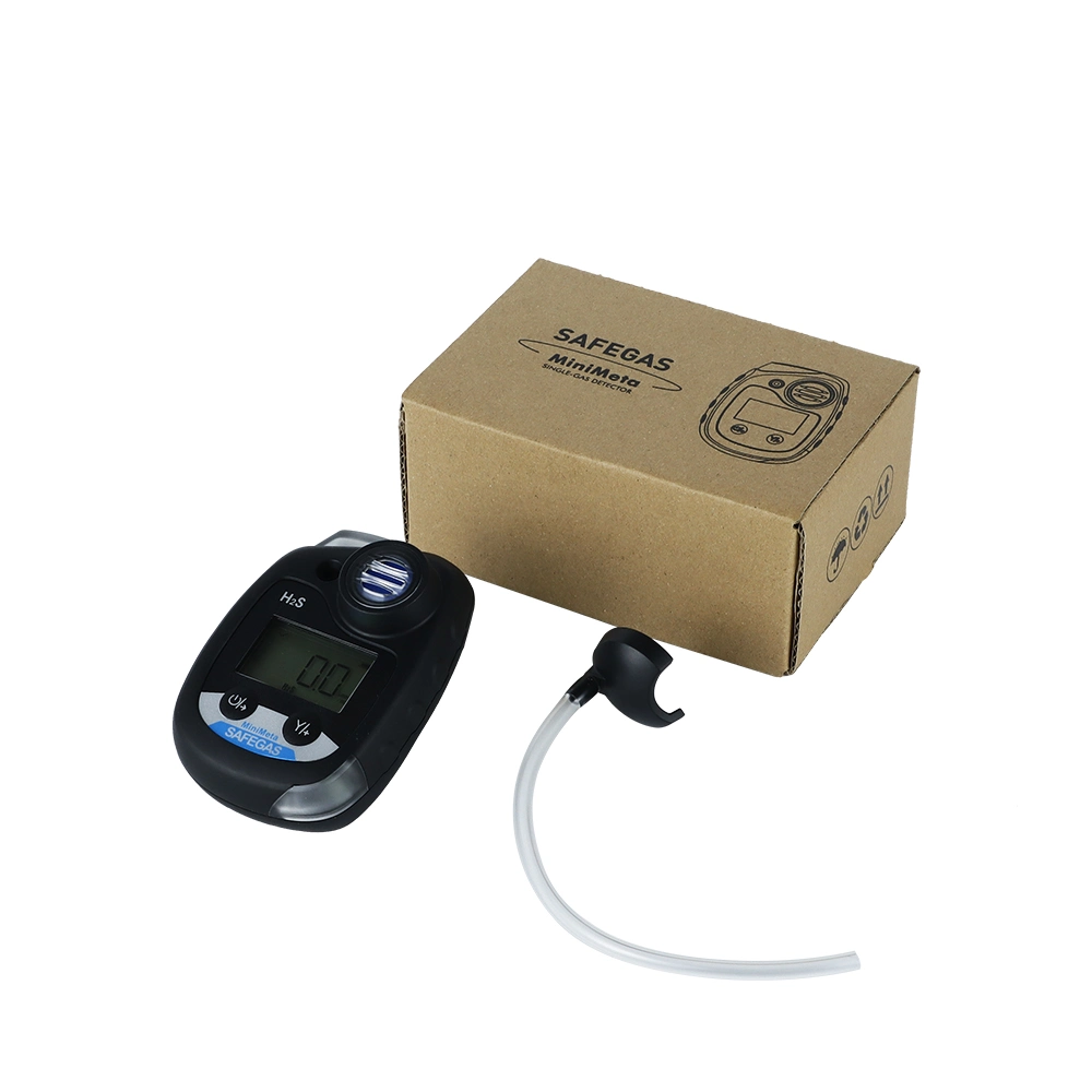 Single H2s Hydrogen Sulfide Gas Detector Mini Size 0-100ppm with Back Clip