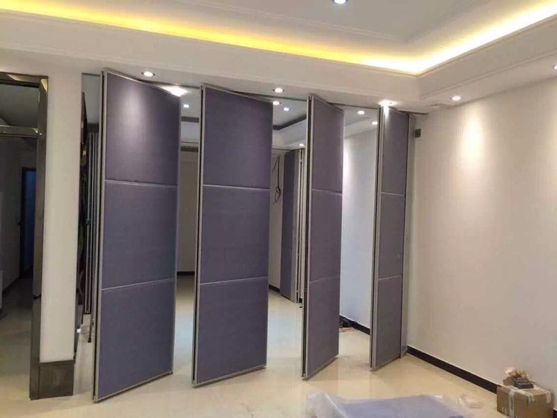 1230 MM Width Acoustic Partition Wall Interior Sliding Door Hotel Room Divider