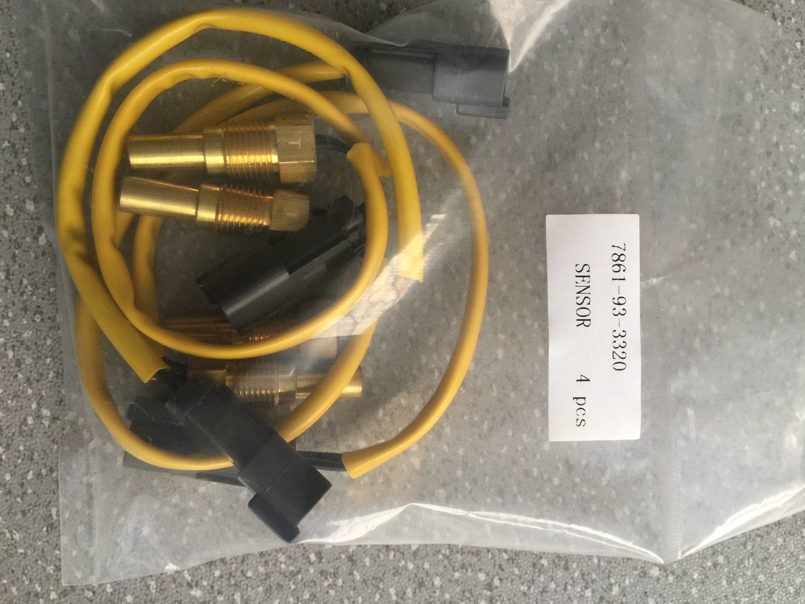 Part No.: 7861-93-3320 ， Sensor，Oil Temperature OEM for komatsu excavator loader