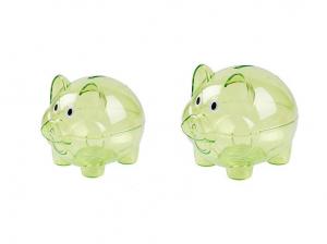 China Clear Money Safe Piggy Bank , Colorful Childrens Money Boxes Piggy Banks on sale